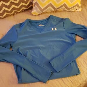Under Armour Long Sleeve Heatgear Shirt Size LRGE